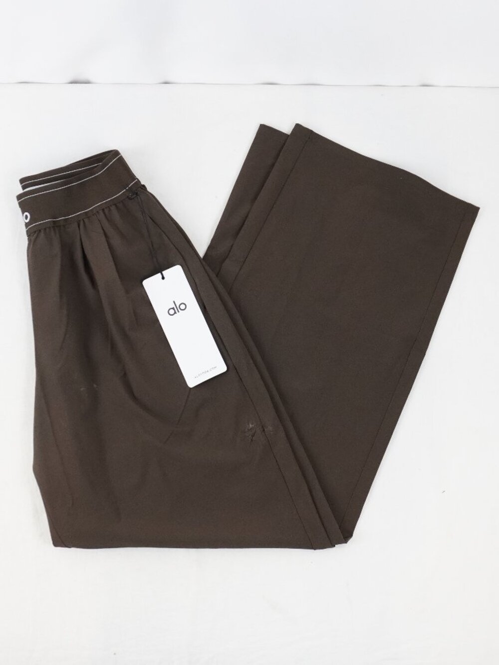 Alo Yoga Suit Up Relaxed Trousers (Regular) In Espresso Women's Size XXS - NWT